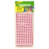 Vinyl Tablecloth - Red/White - 54