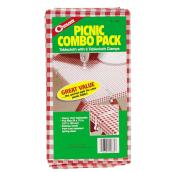 Vinyl Tablecloth and Clamps Pack - 54