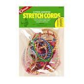 Assorted Stretch Cords - 12 Pack