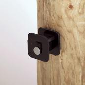 Isolateurs de clôture électrique veuve noire, noirs pqt 25