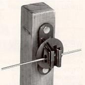 Snug Electric Fence Insulators - Wood Post - Black - 25/Pk