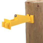 Extenseur d'isolateur pour clôture électrique, poteau bois