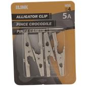 Pince alligator pour batterie, 5 A, paquet de 4