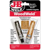Colle adhésive à époxy «WoodWeld», 1 oz, brun pâle