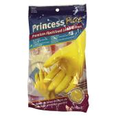 Gants de latex, taille moyenne, jaune