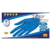 Gants jetables, vinyle, petite taille, bleu