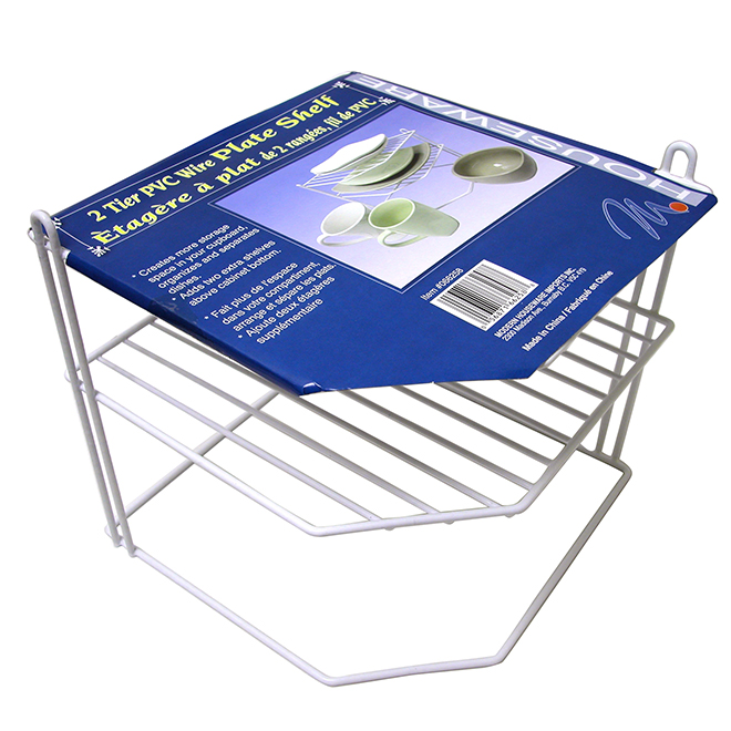 Corner Wire Shelf 2tier 066258 RONA