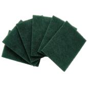 Tampons à récurer, paquet de 6, vert