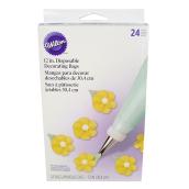 Sac de glace jettable, paquet de 24