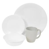 White Winter Frost Dinnerware Set - 16 Pieces