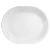 Winter Frost White Platter - 12 1/4'' x 10''