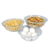 Glass Mixing Bowls - 3-Pack