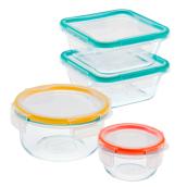 Plat de rangement d'aliments, 8 pièces