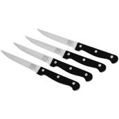 Ensemble de couteaux à steak, acier inoxydable, paquet de 4
