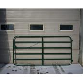 Fence Gate - Diamond Bar - 6 Bars - 14 GA Steel - 48" x 10'