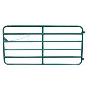 Fence Gate - Diamond Bar - 6 Bars - 14 GA Steel - 48" x 12'