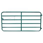 Fence Gate - Diamond Bar - 6 Bars - 14 GA Steel - 48" x 16'