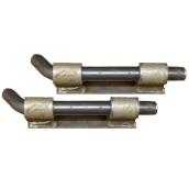 Weld-On Gate Hinge Brackets - 2 Pack