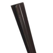 Heavy-Duty Brown Steel T-Post - Standard Punched - 7'