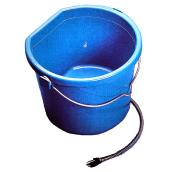 Seau chauffant en plastique, dos plat, 5 gallons, 130 W