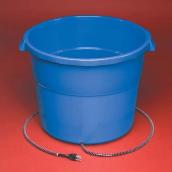 Seau chauffant en plastique, 16 gallons, 260 W