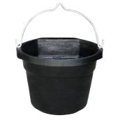 Rubber Heated Bucket - Flat Back - 3 Gallons - 70 W