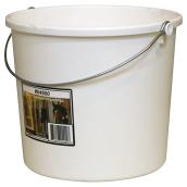 Seau tout usage, plastique, 9,46 L, blanc