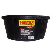 Bac d'alimentation en caoutchouc robuste, 24 L, noir