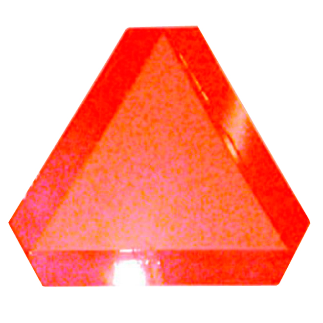 INOOMP Lot de 3 panneaux de camion, étiquettes réflecteur, autocollant de  signe de mouvement, triangulaire, lent, rouge, triangle d'avertissement  pour chariot de danger, autocollants de sécurité réfléchissants pour  véhicules extérieurs : 