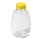 Bouteille en plastique pour miel, ruche paysanne, 16 oz