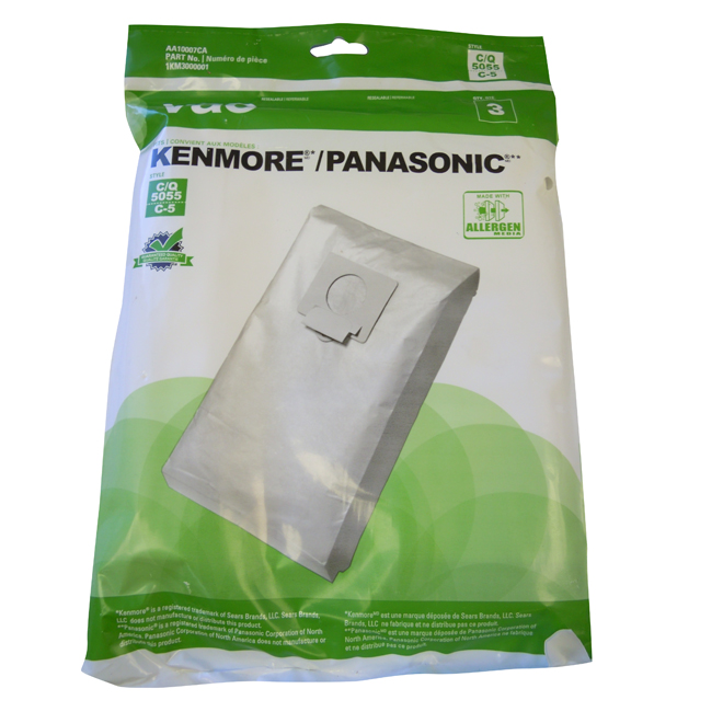 Kenmore Disposable Canister Vacuum Cleaner Dust Bags 50403 10Count  The  Vacuum Store