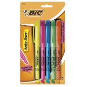 Highlighters - Brite Liner - Assorted Colours - 5 Pack