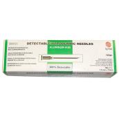 Detectable Hypodermic Needles - Aluminum Hub - 18 GA - 3/4