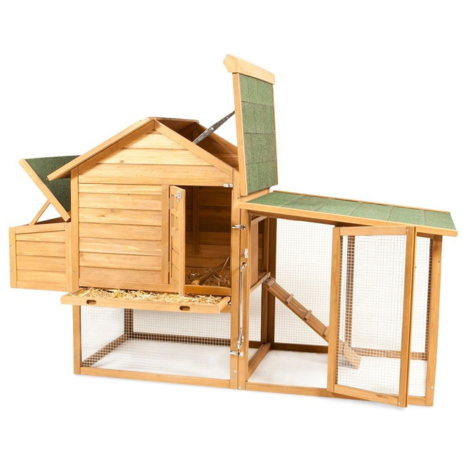 Aspen Pet Chicken Coop Peak Roof 4 Chicken Capacity 43102 Rona