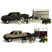 Ensemble de camion et remorque John Deere, 8''