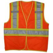 Open Road Unisex Security Jacket - Orange - L/XL