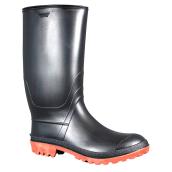 Bottes de pluie en caoutchouc pour homme, noir, 7
