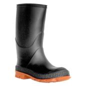 Boys Rubber Rainboots - Black - 1