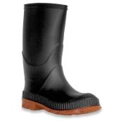 Boys Rubber Rainboots - Black - 6