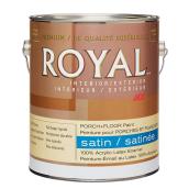Peinture latex, plancher/patio, 956 ml, satin, blanc ultra