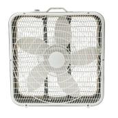 Square Fan - 20" - 3 Speeds - White