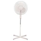 Oscillating Pedestal Fan - 3-Speed - 16" - White