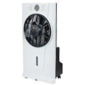 Ventilateur humidificateur, 3 vitesses, 2,5 litres, blanc