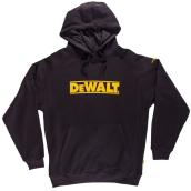 DEWALT Black Cotton Fleece Men Hooded Sweater - Large