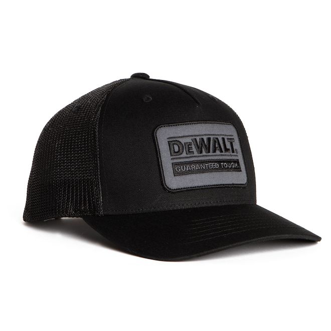 Casquette de camionneur DEWALT, noir/gris