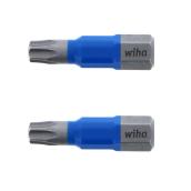 Wiha TerminatorBlue Impact Driver Steel Bit - Torx T25 - 1 Inch - 2 Pack