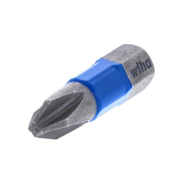 Wiha TerminatorBlue Impact Steel #2 Phillips Screwdriver Bits - 1-in - 20 Pieces