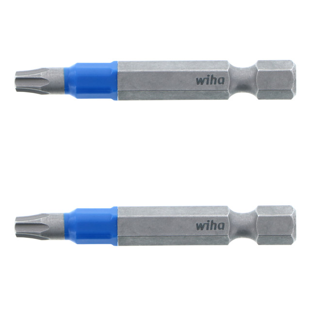 Wiha TerminatorBlue Steel 2-in T20 Torx Impact Driver 2-Bit Set