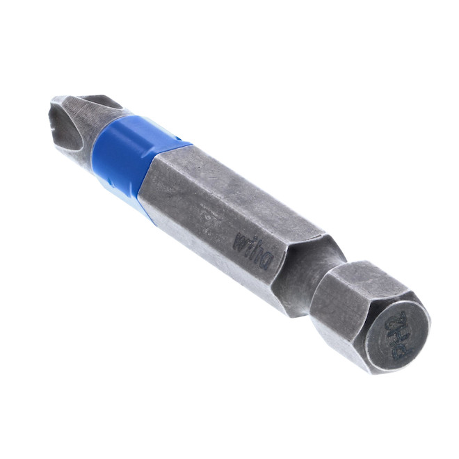 Wiha TerminatorBlue Resistant Steel #2 Phillips Screwdriver Bit Set - 2-in - Pack of 5
