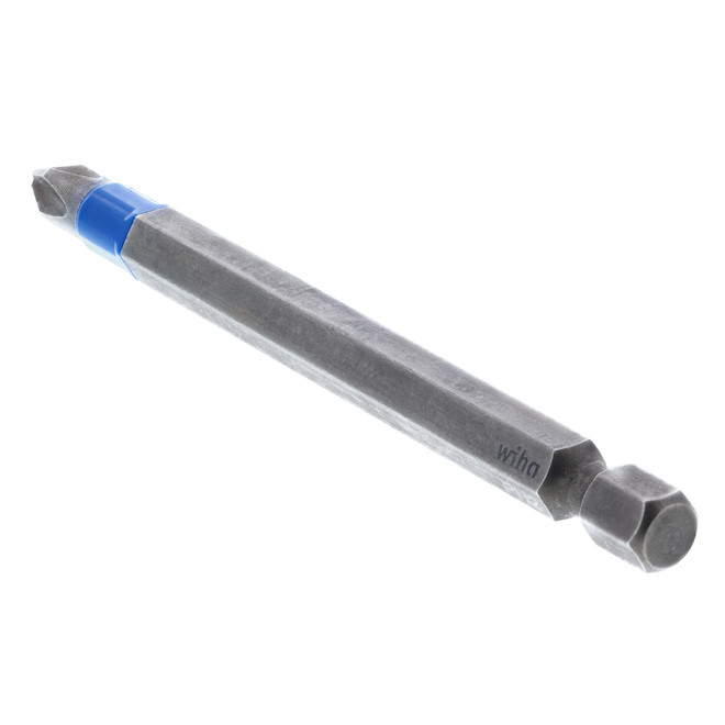 Wiha TerminatorBlue Impact Driver #2 Phillips 2-Bit Pack - Steel - 3.5-in